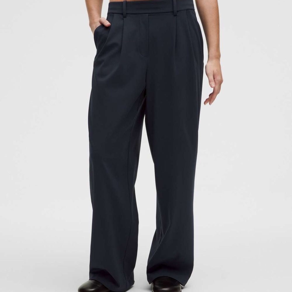 lululemon athletica Dark Blue Wide-Leg Trousers